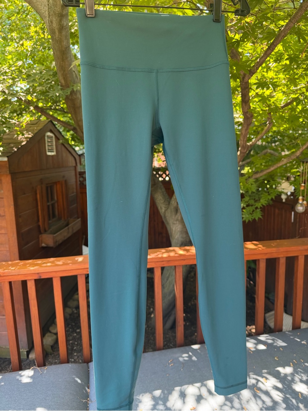 lululemon athletica wundertrain  Teal High-Rise Leggings